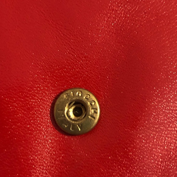 Vintage Italian Leather 3 Piece Set Red Leather - Picture 4 of 16